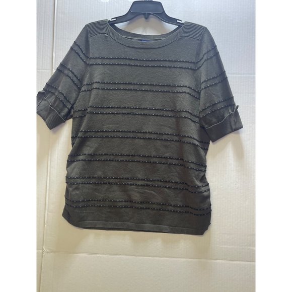 Apt 9 women’s shirt sweater size XL Green short sleeve - Picture 12 of 14